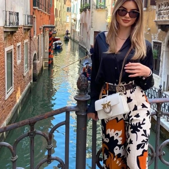 Zara Printed Pants - Picture 3 of 9